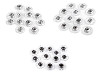 Bouton pression en plastique, Ø 18 ; 20 ; 25 mm