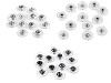 Bouton pression en plastique, Ø 18 ; 20 ; 25 mm