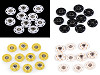 Sew on Plastic Press Snap Fastener Ø25 mm