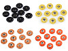 Bouton pression en plastique, Ø 25 mm