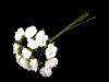 Blume auf Draht / Halbprodukt zum Arrangieren Ø10-15 mm
