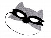 Dětská karnevalová maska - škraboška filcová zvířátka