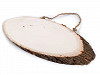 Natural Wood Tree Branch Oval Slice DIY