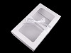 Paper Gift Box with Window and Ribbon