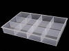 Plastic Storage Compartment / Box Organizer 23x34.5x4.5 cm