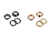 Grommet / Eyelet, inner Ø12 mm / outer Ø21 mm, shiny