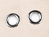 Ösen mit Scheibe Innen-Ø 13,5 mm/Außen-Ø 23 mm glänzend