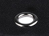 Oczka metalowe z podkładką wewnętrzna Ø13,5 mm / zewnętrzna Ø23 mm błyszczące