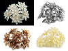 Christmas Flower Pick with Glitter