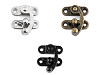 Antique Metal Lock / Catch Curved Buckle for Wooden Boxes