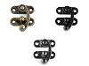 Antique Metal Lock / Catch Curved Buckle for Wooden Boxes