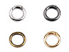 Spring O Rings, Round Spring Clips / Keyrings Ø16 mm