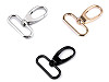 Fém forgós karabiner 38 mm-es befűző
