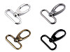 Fém forgós karabiner 38 mm-es befűző