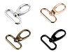 Metal Swivel Snap Hook / Carabiner, fits 38 mm strap