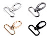 Fém forgós karabiner 38 mm-es befűző