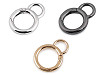 Karabiner Ring mit Öse für Handtaschen, Ø 19 mm