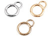 Spring O Rings, Round Spring Clips with Loop Ø19 mm