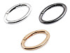 Ovális karabiner táskára / kulcskarika