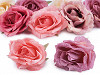 Kwiatek tekstylny róża Ø7 cm 