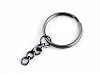 Keychain Jump Ring with Chain Ø25 mm 