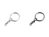 Keychain Split Ring with Chain Ø25 mm 