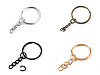 Keychain Split Ring with Chain Ø25 mm 