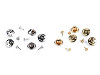 Metal Brooch Base Pin / Short Lapel Pin Ø11 mm