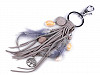 Handbag / Keychain Pendant - Feather, Tree of Life