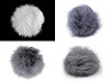 Pompon blană artificială, Ø4-6 cm