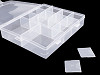Sortierbox / Behälter aus Kunststoff 4x17x21 cm