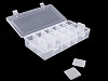 Sortierbox / Behälter aus Kunststoff 12,5x23x4 cm