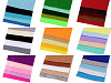 Lot de feuilles de feutre décoratives, 10 x 45 cm