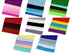 Farebná sada dekoratívnych filcov / plstí 10x45 cm