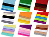 Farebná sada dekoratívnych filcov / plstí soft 10x45 cm