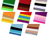 Colorful set of decorative felts / soft felts 10x45 cm