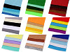 Barevná sada dekorativních filců / plstí soft 10x45 cm