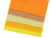 Filc dekoracyjny 10x45 cm - kolorowy zestaw