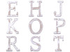 Drevené písmená abecedy vintage