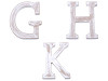 Lettres en bois Vintage