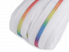 Continuous Nylon Rainbow Teeth Zipper width 6 mm