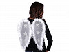 Angel Wings with Feathers and Glitter Stars