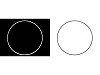 Kovový kruh na lapač snů / k dekorování Ø25 cm