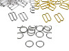 Attache métallique de réglage pour sangle de soutien-gorge, largeur 12 mm