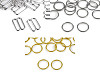 Metal Bra Strap Adjustment Sliders width 12 mm