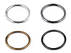 Spring O Rings, Round Spring Clips / Keyrings Ø50 mm