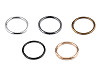 Spring O Rings, Round Spring Clips / Keyrings Ø50 mm