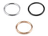 Spring O Rings, Round Spring Clips / Keyrings Ø50 mm