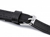Kunstleder-Gurtband / Taschenhenkel mit Karabinern Läge 108 – 124 cm