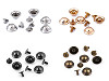 Tornillos y remaches decorativos para fondo de bolso, Ø13 mm